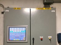 Main control panel SCADA system
