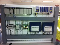 PLC control panel for SCADA
