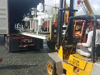 Loading Skids into Containers for Export